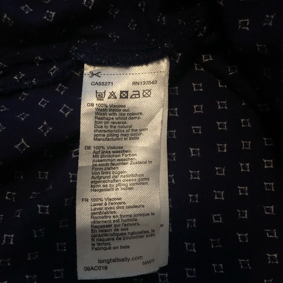 Long tall sally casual blouse size 6 - Picture 3 of 6